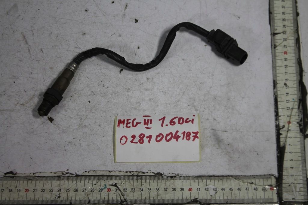 фото №3, Датчик лямбда-зонд 0281004187 renault scenic iii 1.6 dci