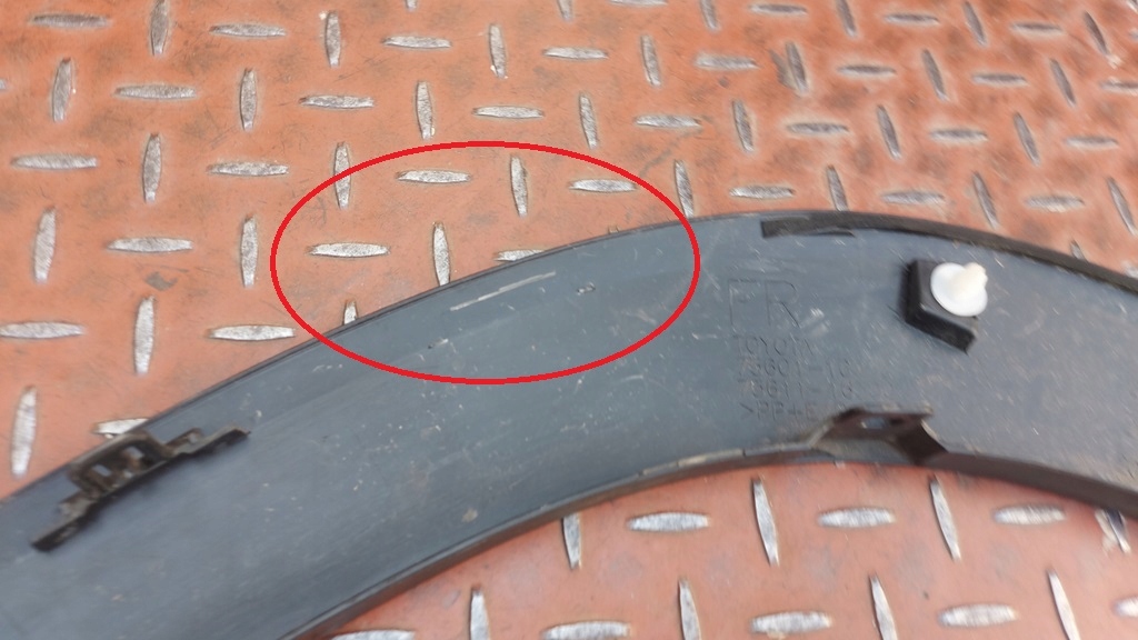 фото №12, Молдинг накладка крыла правая правый перед toyota corolla cross 21-