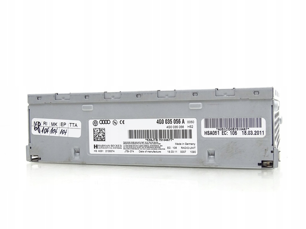 фото №1, Модуль тюнер радіо mmi audi a6 c7 4g a7 4g0035056a