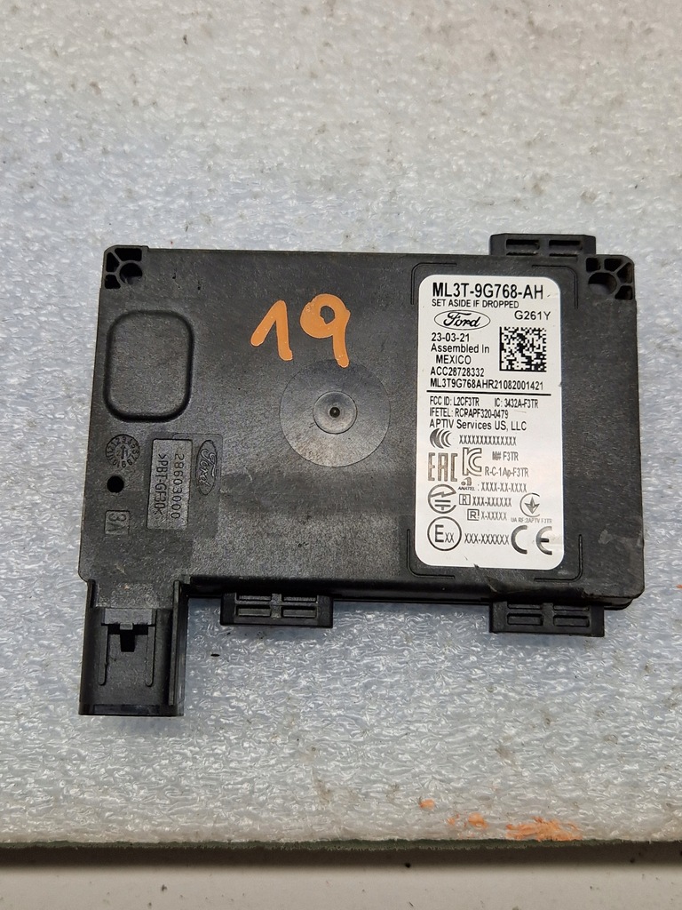 фото №1, Ford mustang mach-e радар ml3t-9g768-ah