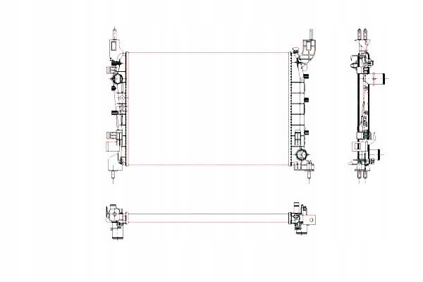 Купить Nrf радиатор fiat linea 1,4 07-
