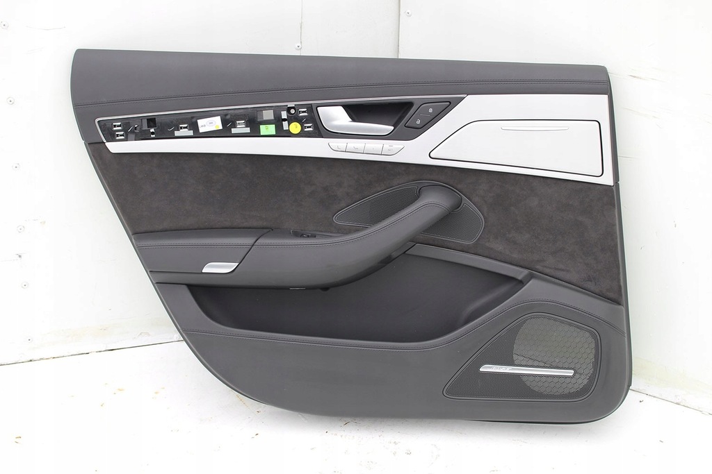 фото №8, Audi a8 long обшивка двері обшивки 4h d4 4h1867103 дверні оббивка чорні