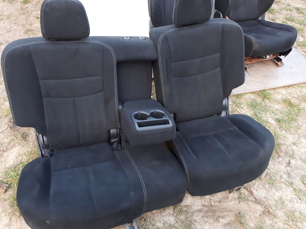 фото №8, Nissan murano z52 15- сидіння велюрові заднє сидіння передні задні подушка сидіння