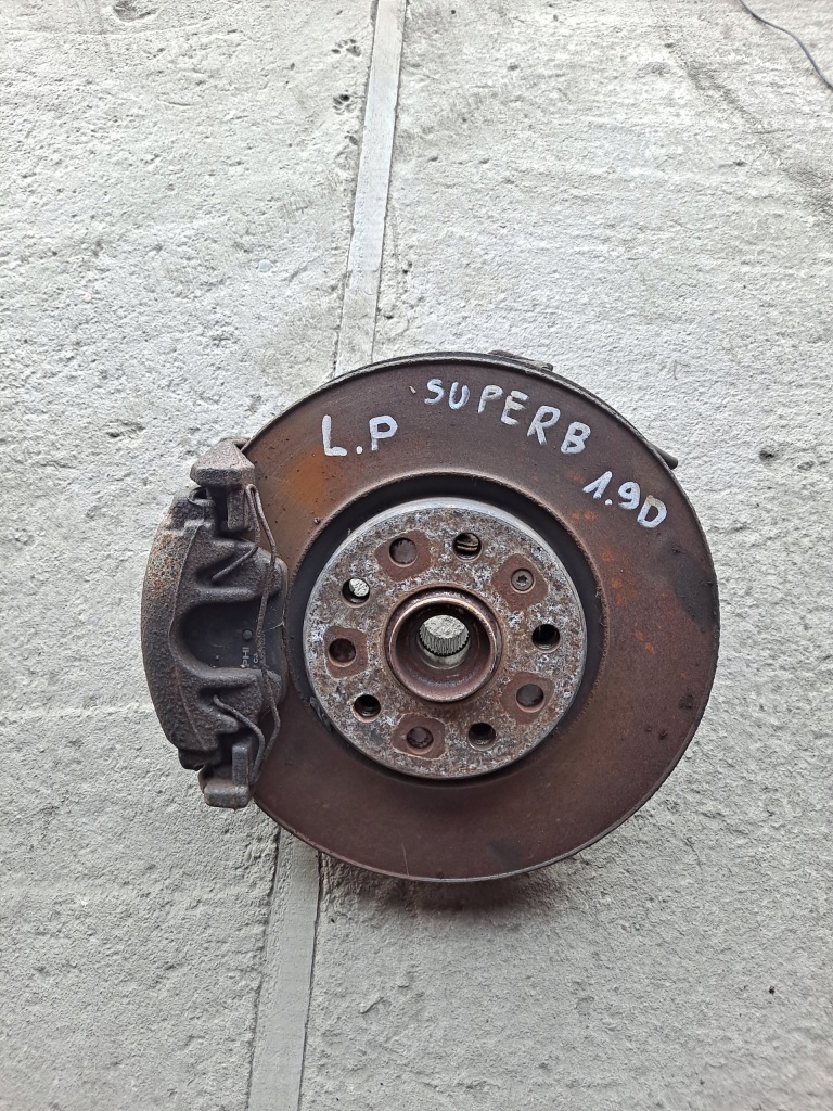 фото №1, Поворотний кулак лівий перед skoda superb ii 1.9 tdi