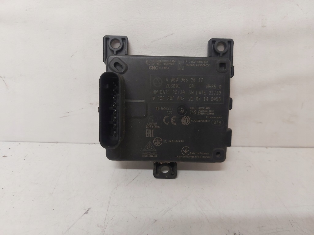 фото №1, Радар датчик mercedes-benz оригинальный номер a0009052017