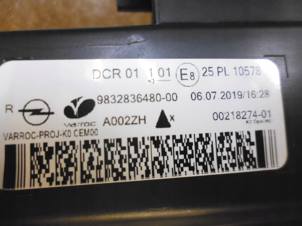 фото №13, Opel zafira d life jumpy ксенон лампа левая правая