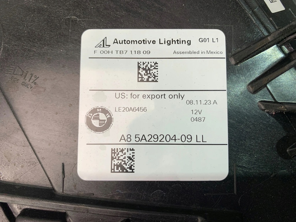 фото №11, Bmw x4 g02 x3 g01 lci лампи перед адаптивний led idealne повний