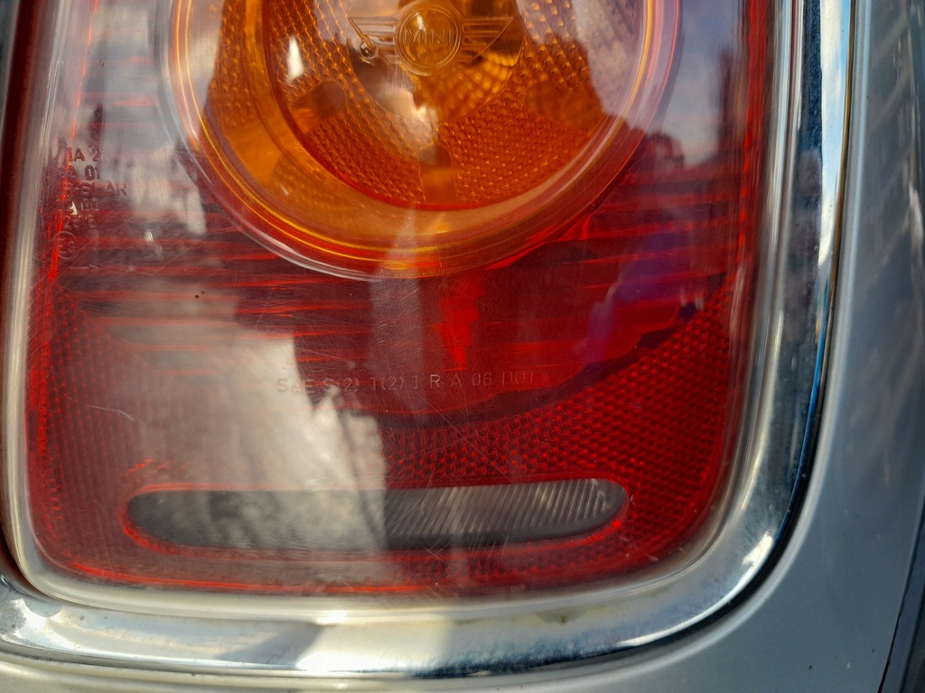 фото №7, Mini cooper r56 лампа правий задня права задня рамка