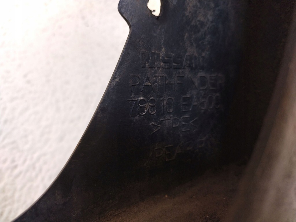 фото №7, Nissan pathfinder r51 брызговик брызговик правый задний правый задняя 78810-ea500