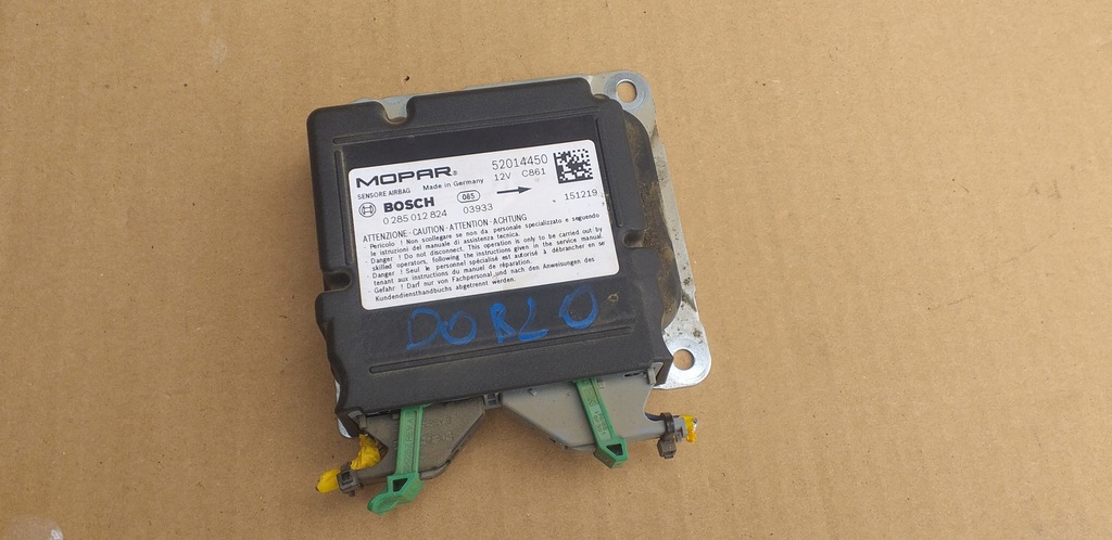 фото №1, Fiat doblo ii lift модуль датчик подушка безопасности 52014450