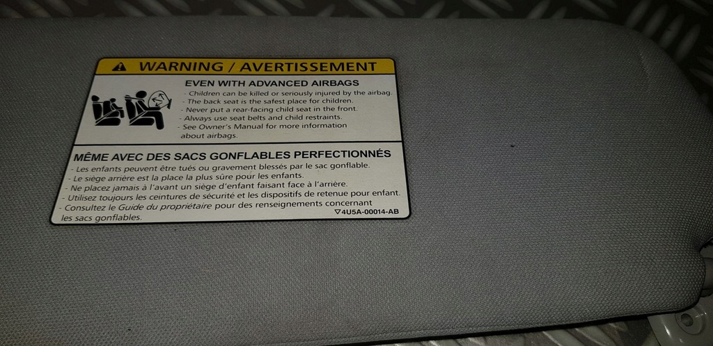 фото №6, Jaguar xf x250 lift защита солнцезащитная правая козырёк кронштейн потолочный