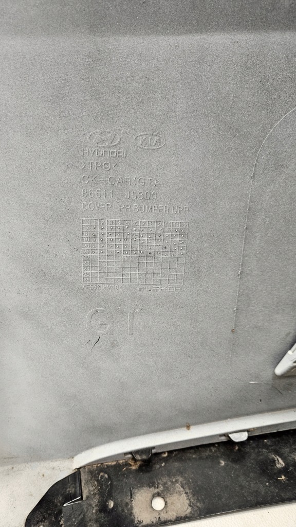 Бампер задній задній kia stinger gt 86612-j5400 Зі Шроту