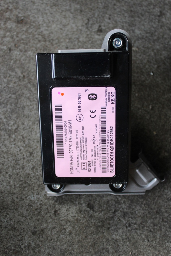 фото №1, Honda insight 09-14 модуль bluetooth блок управления