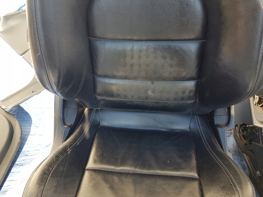 фото №8, Mercedes w207 c207 cabrio сиденья заднее сиденье обшивки комплект кожа воздуховод na шея