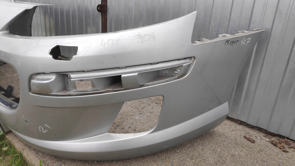Бампер перед ксенон омивачі peugeot 407 рестайлінг  08-11 Зі Шроту
