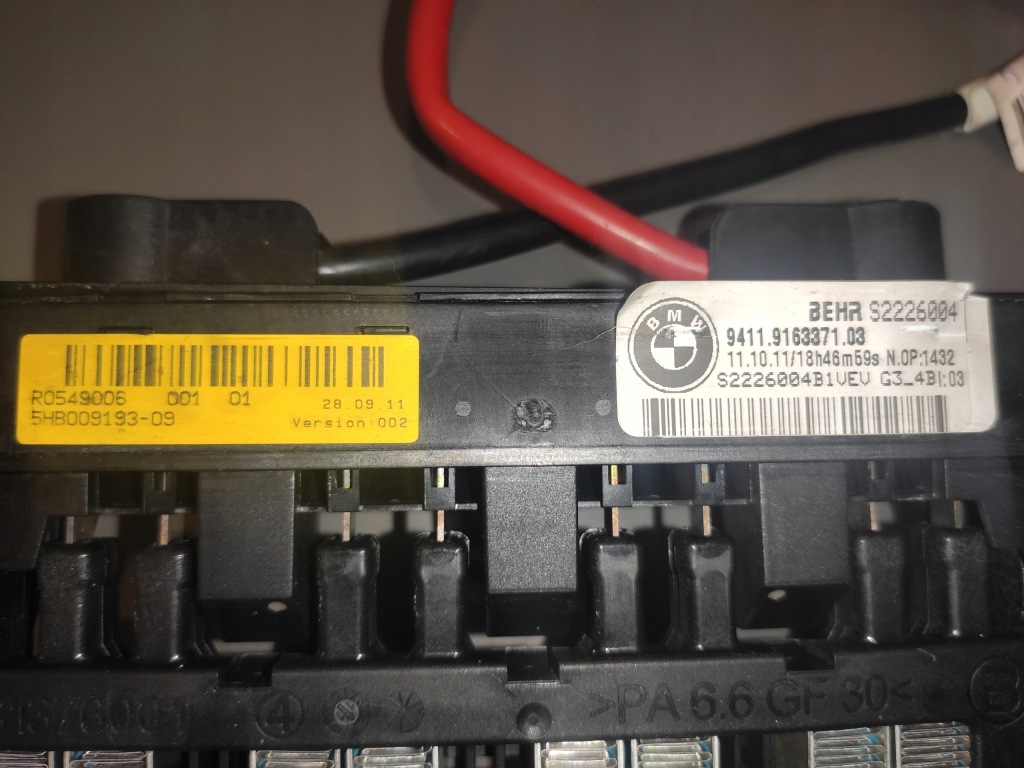 фото №16, Bmw 7 f01 f02 f10 f11 модуль отопитель электрическая нагреватель wydajna