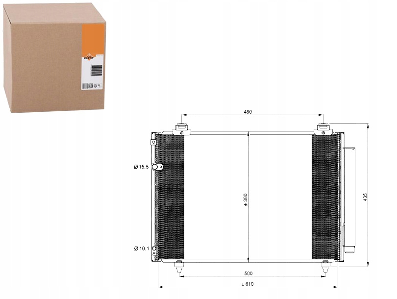 фото №1, Nrf 35860 конденсатор, кондиціонер
