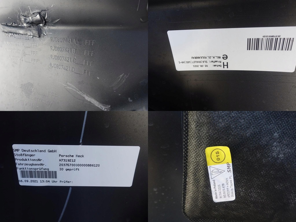 фото №11, Porsche taycan cross turismo turbo s 21- задняя pdc