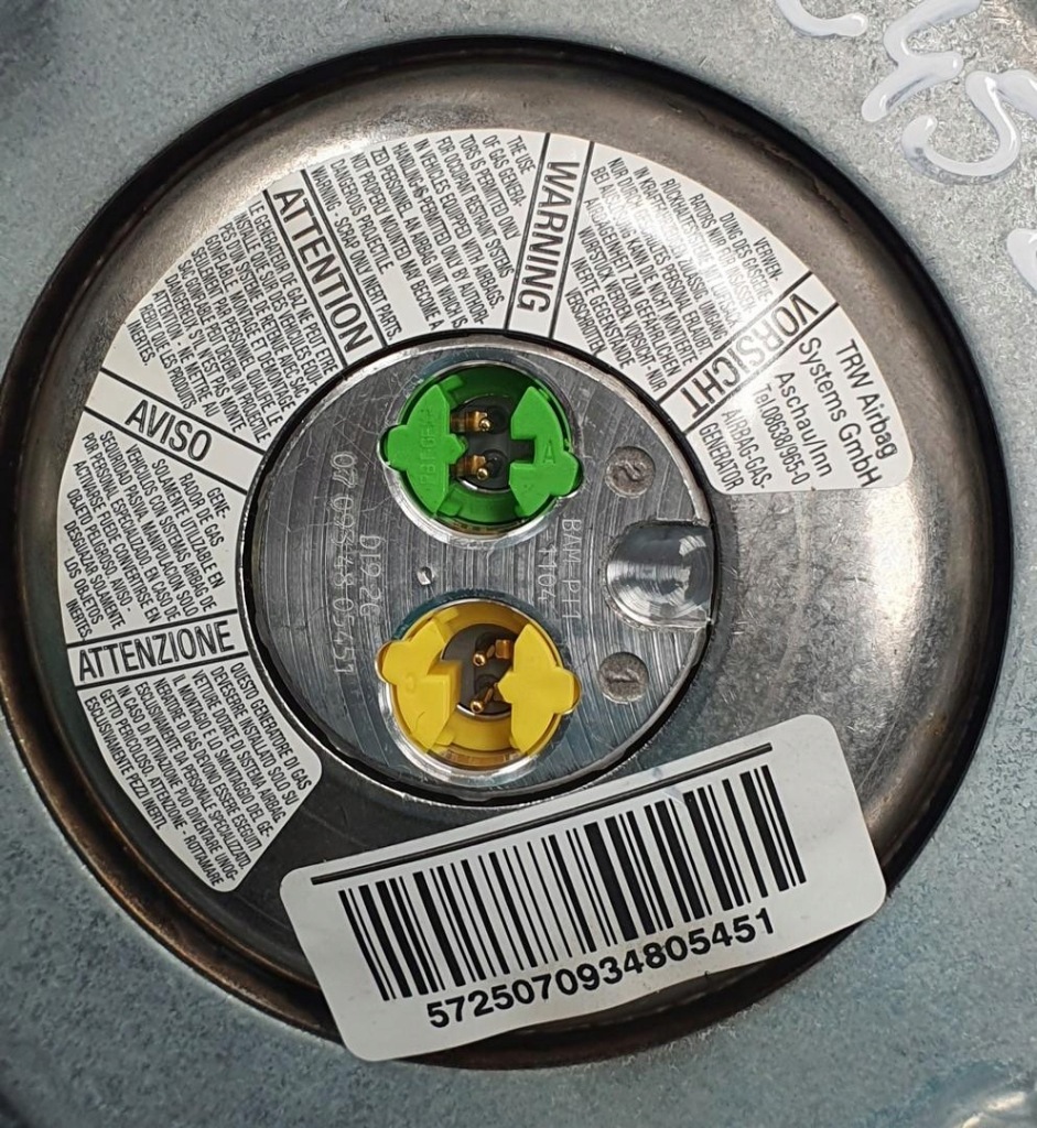 Подушка подушка безопасности водителя mercedes w245 1644600498 Недорого