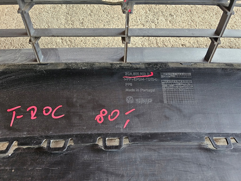 фото №15, Vw t-roc спойлер накладка бампера перед 2ga805903b