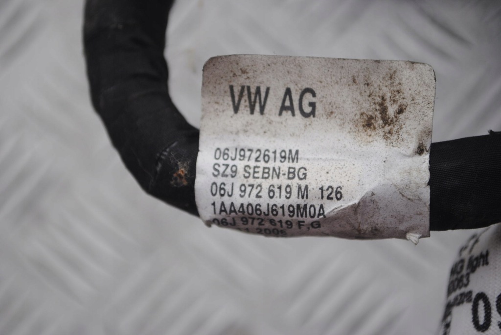 фото №5, Жгут электропроводка двигателя 06j972619m seat leon ii 1p 1.8 tsi bzb