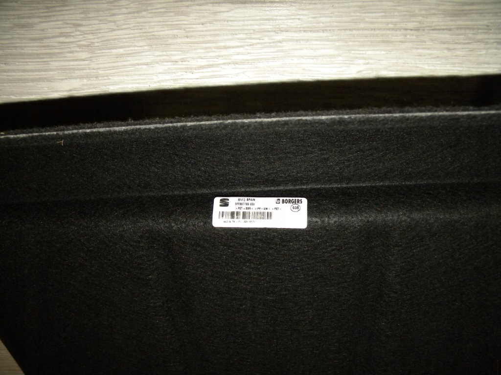 Bardzo ładna оригінальна полиця багажника cupra formentor 20-25 czarna fv Оригінал