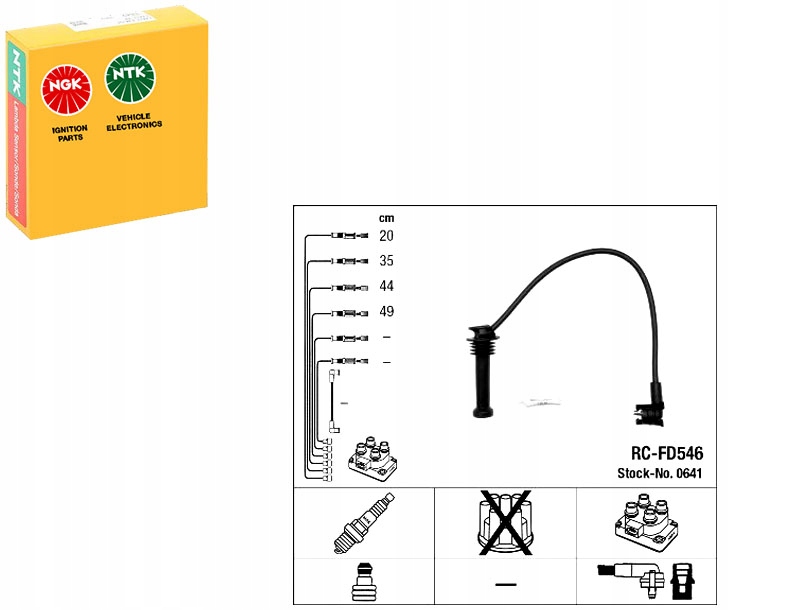 фото №1, Дроти запалювання ngk 1063615 1012436 a950x12280l