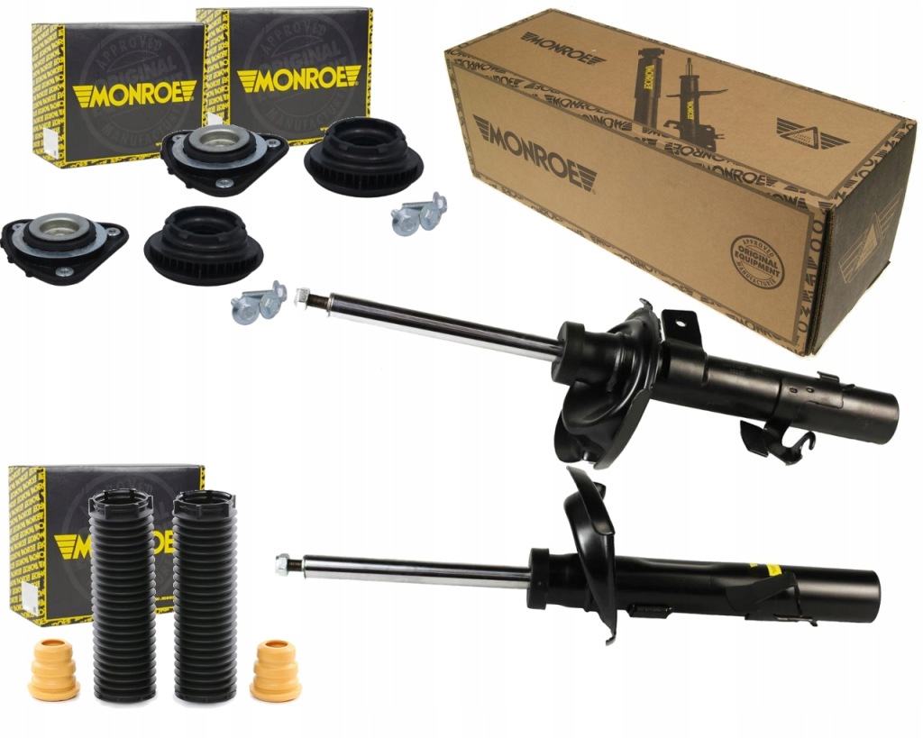 фото №1, Monroe 2x амортизаторы подушки безопасности защита i отбойники volvo ford mazda 3 5 перед