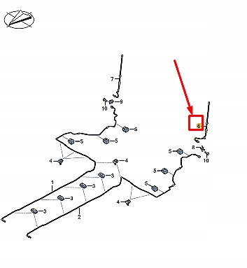 фото №1, Audi e-tron gt rear left brake шланг 9j1611775d