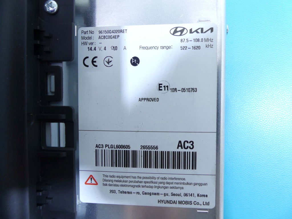 фото №5, Радио заводской hyundai i30 iii lift 21r радиопроигрыватель