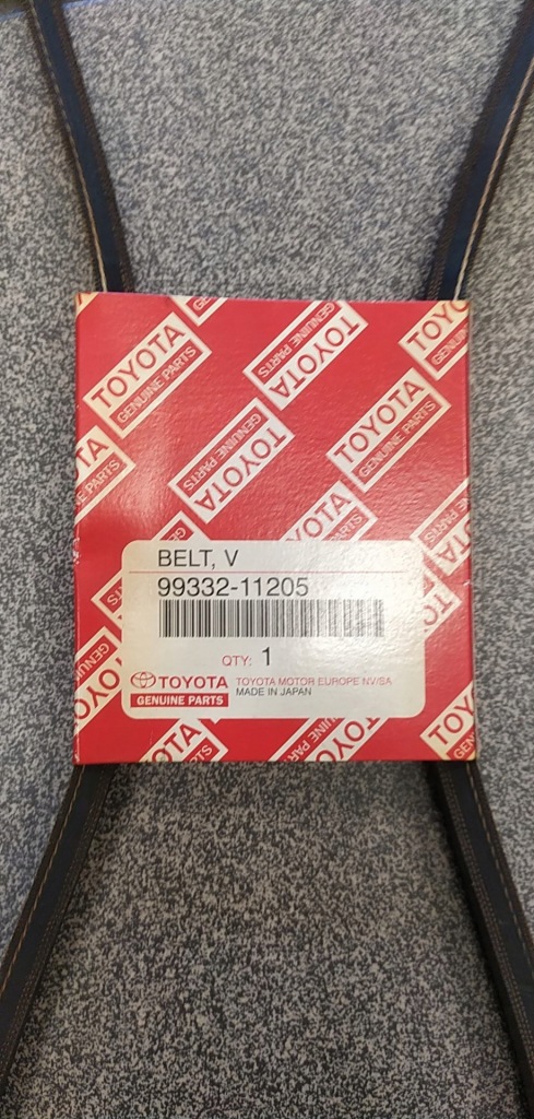 фото №3, Toyota land cruiser, hilux ремінь клиновий оригінал