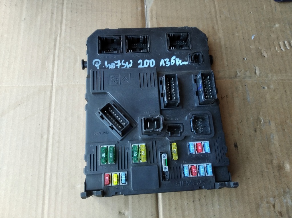 фото №1, Модуль коробка bsi peugeot 407 sw 2,0d 9655708380