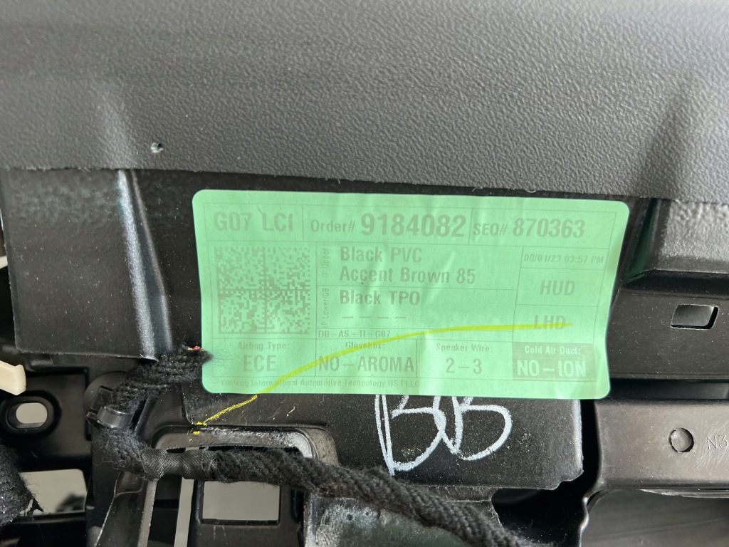 фото №7, Bmw x5 g05 приборная панель приборная консоль lift lci czarna кожа nowa оригинал