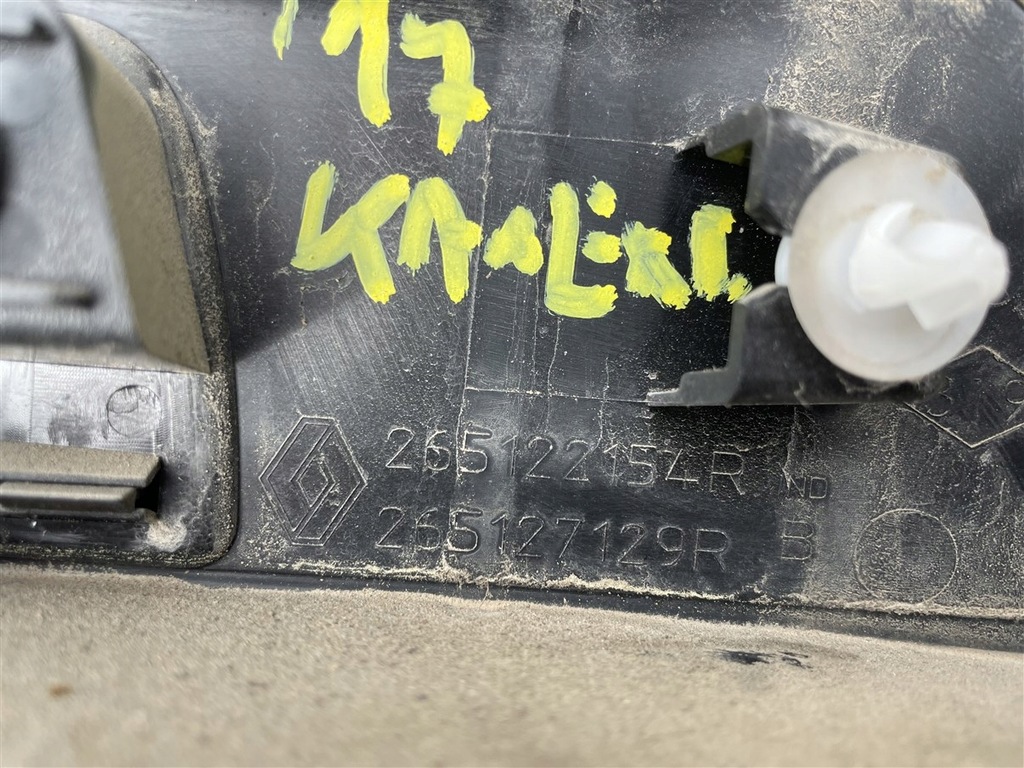 фото №7, Молдинг підсвітка номерного знака rej + камера заднього виду renault master iii 3 4 iv