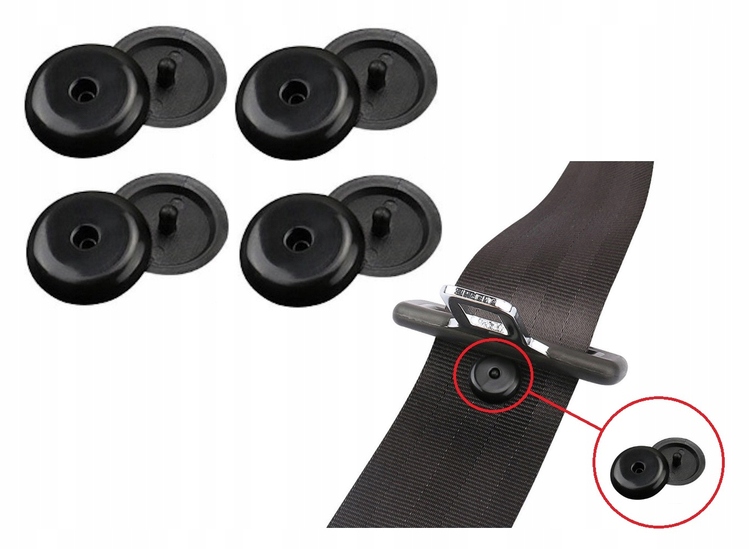 фото №1, 4x кліпса кліпса блокування пряжка стопор захист do поперечина безпеки