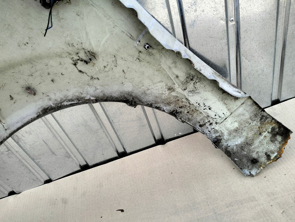 фото №14, Крыло правый перед kia rio ii lata 2005-2011 оригинал серебристый