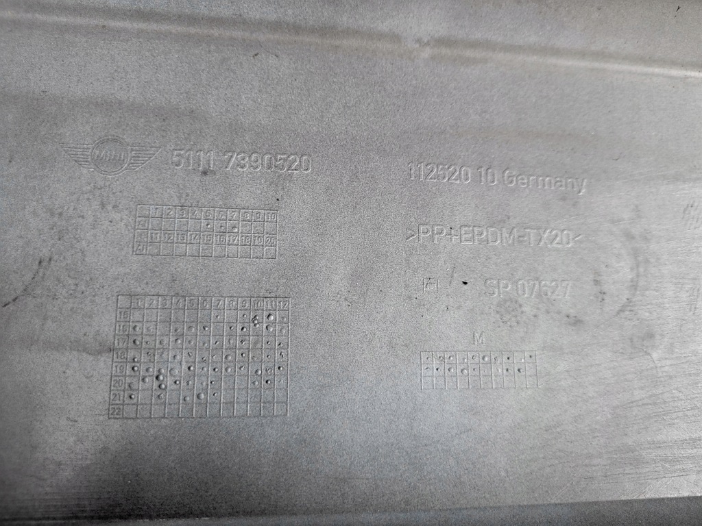 фото №9, Бампер решётка радиатора впуск mini countryman s f60 2017-2020