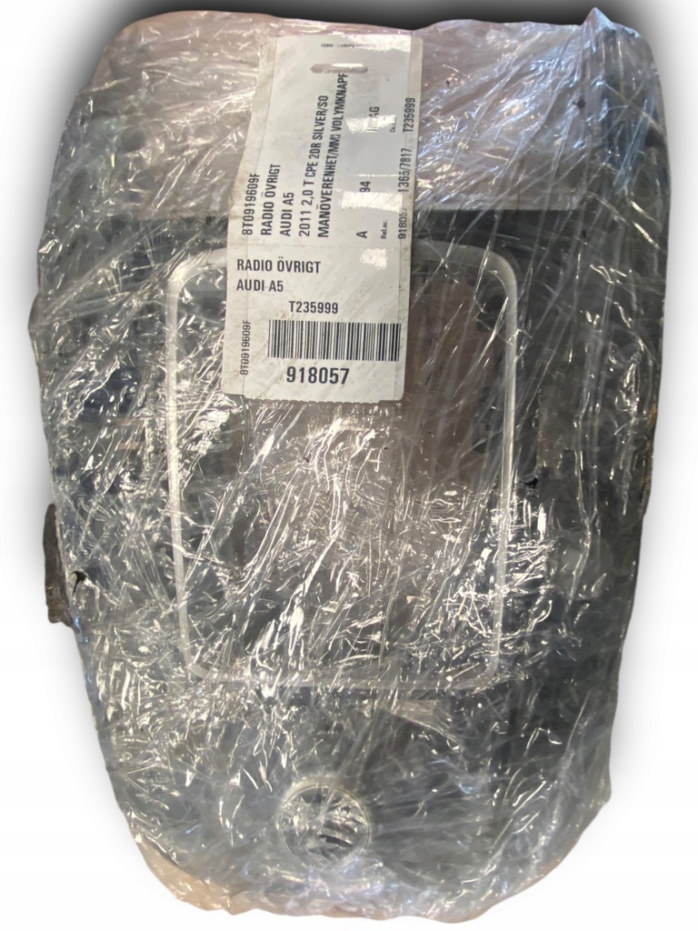 фото №1, Audi a5 панель керування радіо 8t0919609f