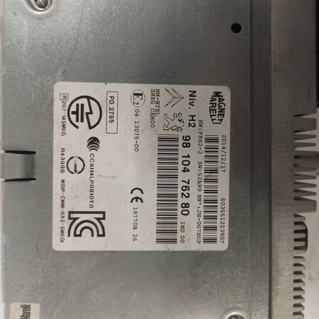 фото №12, Peugeot 308 ii t9 радіо cd навігація 9810476280