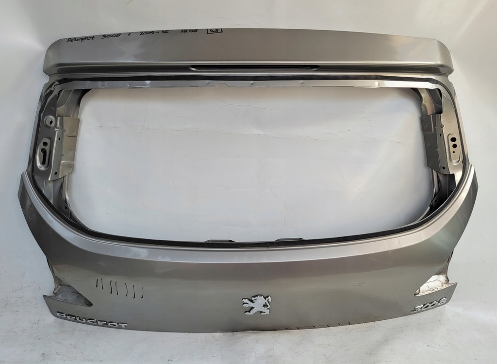 фото №1, Крышка багажника багажника peugeot 3008 2009-16