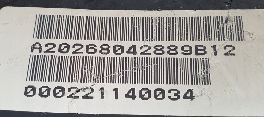 фото №9, Панель приладів приладова консоль mercedes w202