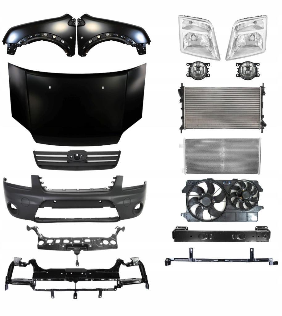 фото №1, Ford transit tourneo connect 09-13 бампер pas