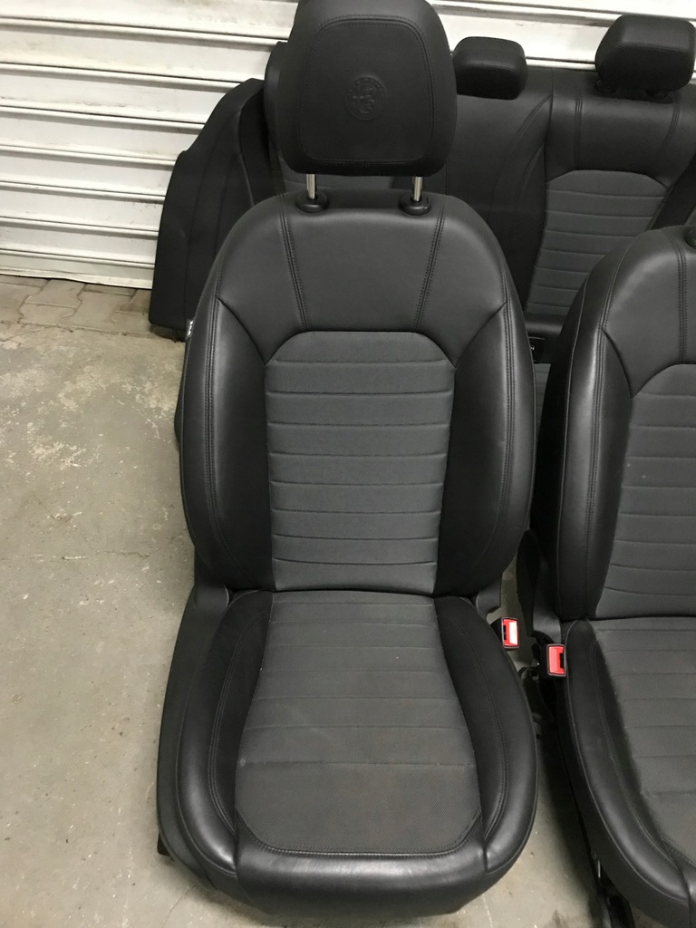 фото №5, Alfa romeo giulia комплект сидений заднее сиденье кожа