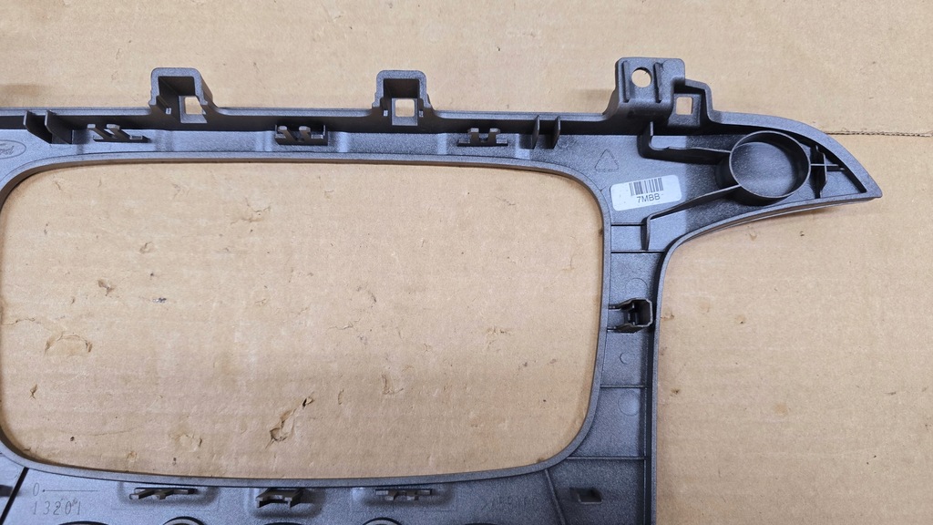 фото №13, Ford s-max mk1 galaxy mk3 2006 - 2015 rok рамка радіо консолі срібляста сіра