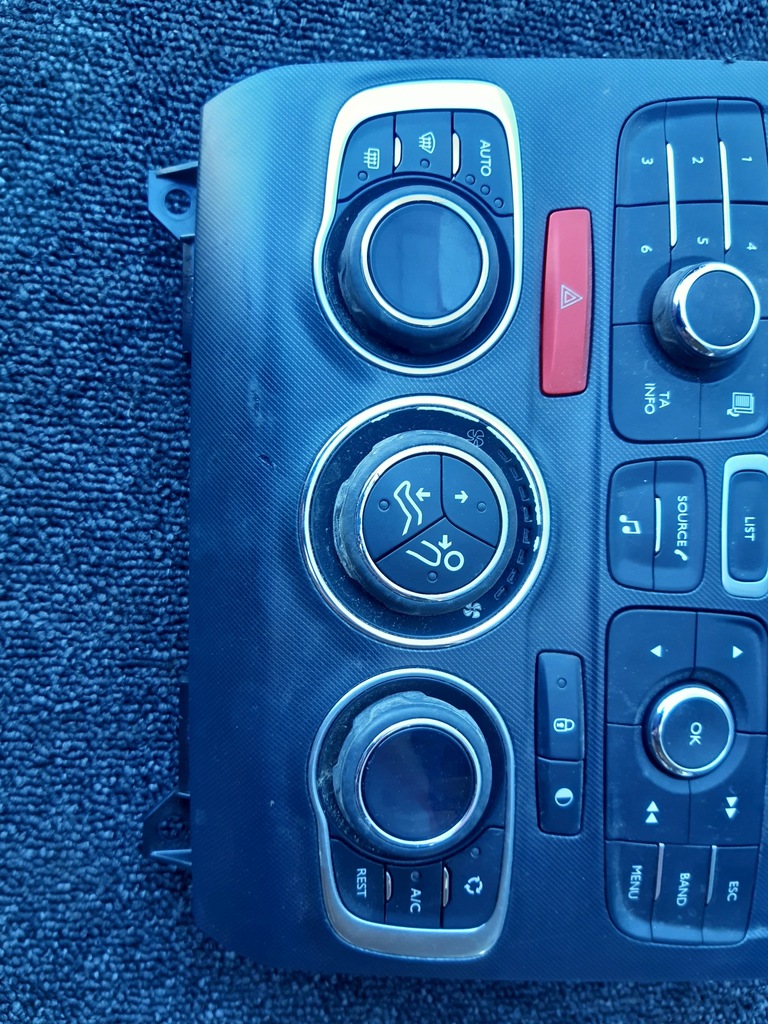 фото №2, Citroen ds4 панель радіо кондиціонера 9666027777