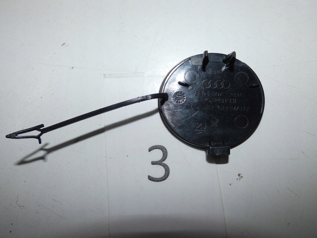 фото №11, Заглушка бампера передний, защита фаркоп буксировочный audi a-4 b7