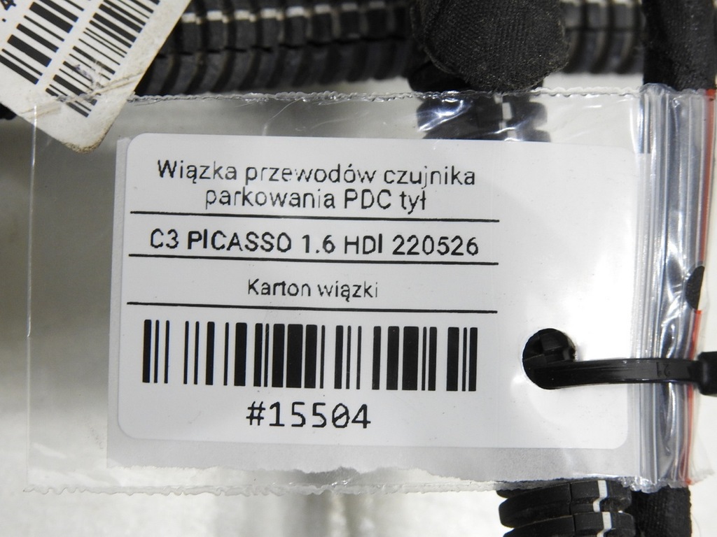 фото №7, Джгут електропроводка pdc задня citroen c3 picasso