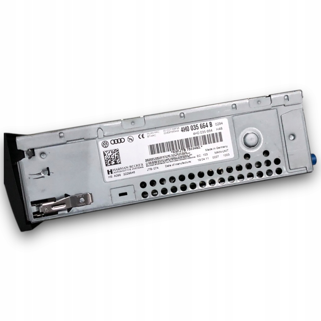 фото №3, Audi a8 d4 радіо cd зчитувач карта 4h0035664b