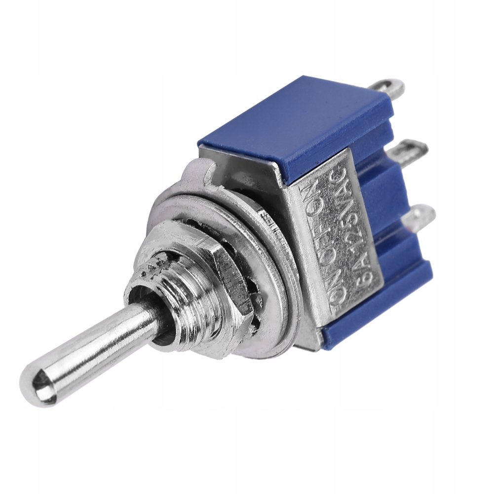 фото №11, 10x переключатель dźwigniowy винтовой 3 контакты on-off-on ac 125v 6a mts-103