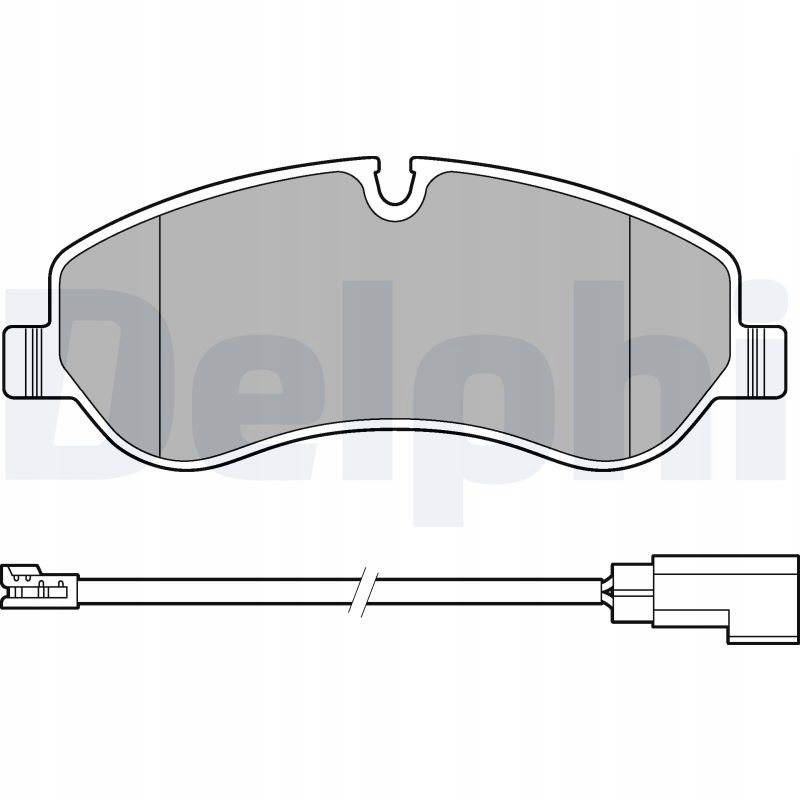 фото №2, Delphi тормозные колодки тормоза ford transit/ tourneo custom tff